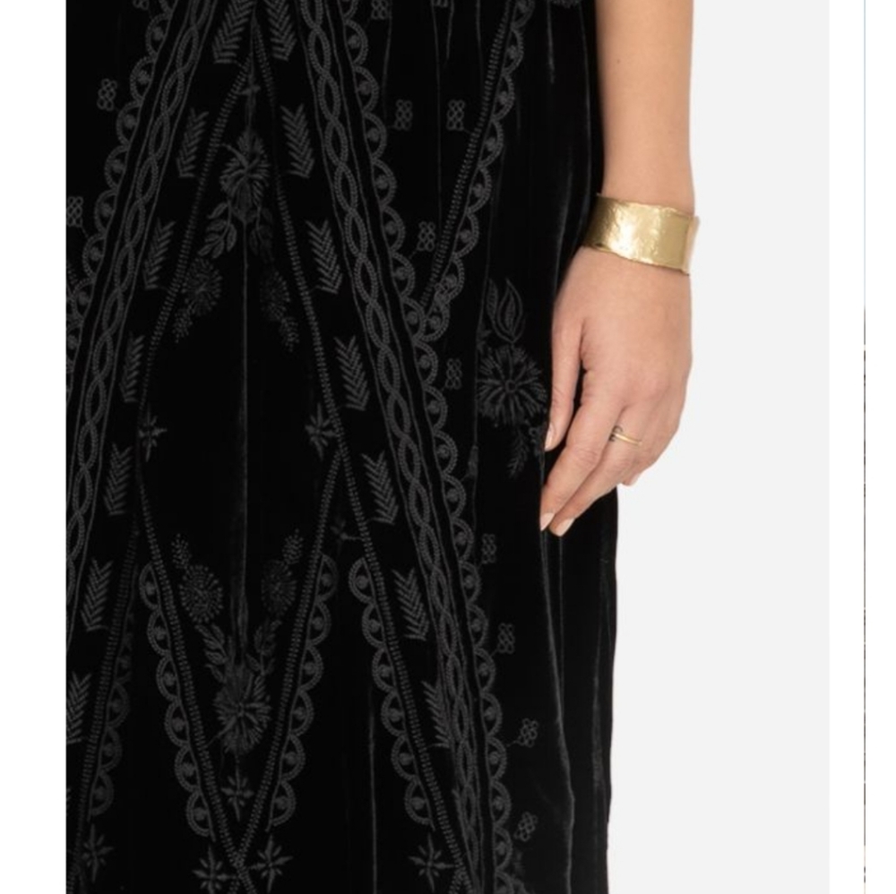 Nwt Johnny Was Embroidered Velvet Skirt Small - Picture 4 of 8
